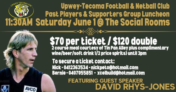 UTFNC Past Players/Supporters Group Luncheon #1