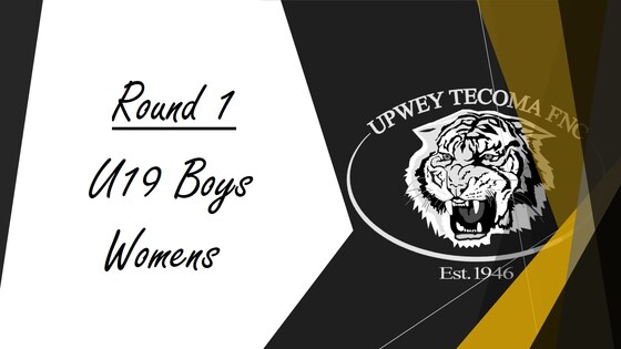 Round 1 - U19 Boys & Womens
