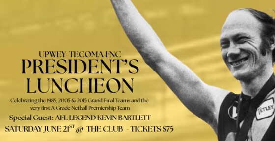 Upwey-Tecoma Football Netball Club - Presidents Luncheon