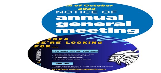 Annual General Meeting and Volunteer Thank You