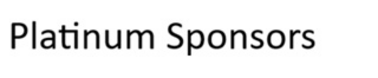 Platinum Sponsors
