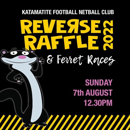 Katamatite Football Club - Reverse Raffle & Ferret races