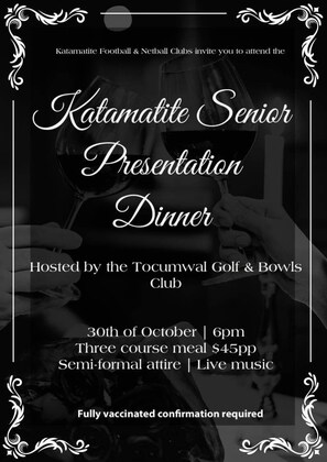 Katamatite FNC Senior Vote Count & Presentation