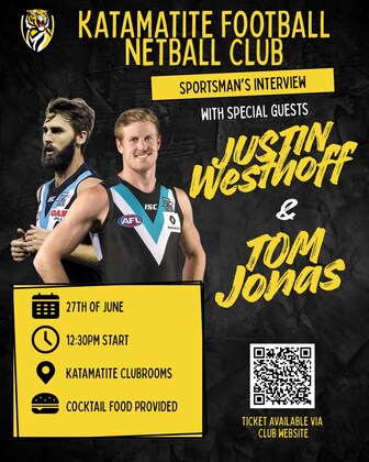 Sportsmen lunch feat Justin Westhoff & Tom Jonas