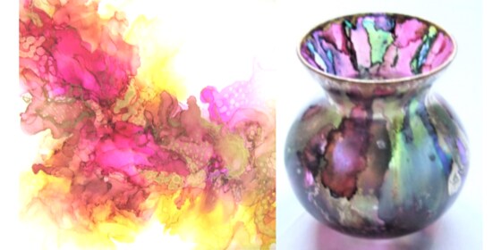 Introduction to alcohol ink  (Rosslyn Bosnar)