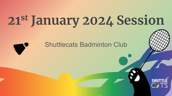 Shuttlecats Badminton Session 21/01/2025