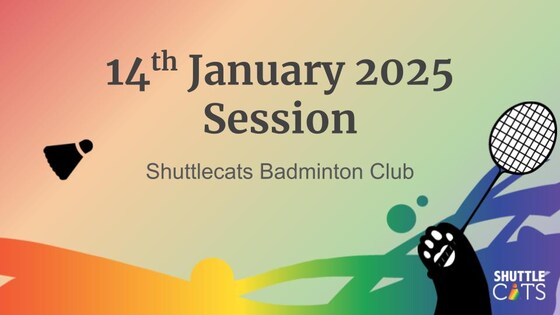 Shuttlecats Badminton Session 14/01/2025