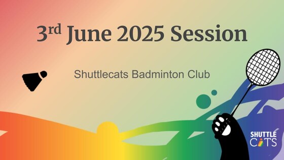 Shuttlecats Badminton Session 03/06/2025
