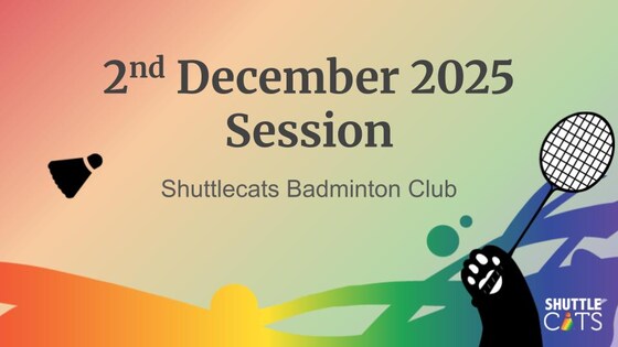 Shuttlecats Badminton Session 2/12/2025