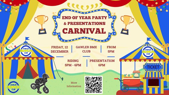 2025 Gawler BMX Club End of Year Party & Series Presentation