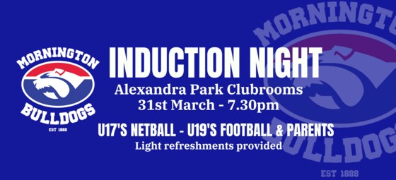 Club Induction Night