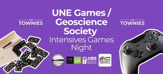 Intensives Game Night | UNE Games Society & UNE Geoscience Society