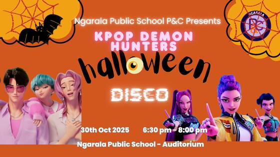 Halloween and Kpop Demon Hunter theme Disco 2025