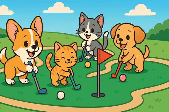 First Annual Charity Mini Golf Day