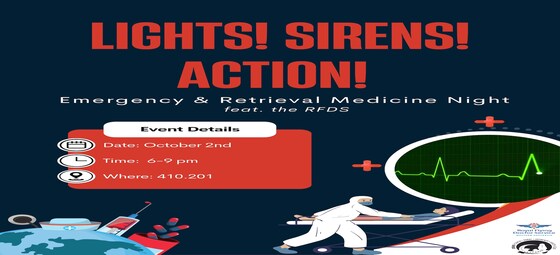 CROHC: Emergency & Retrieval Medicine Night - Lights! Sirens! Action!