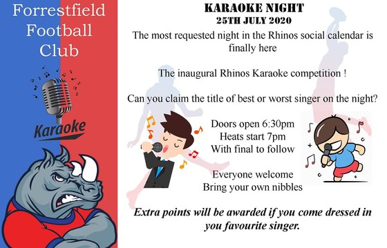 Forrestfield Football Club Karaoke Night