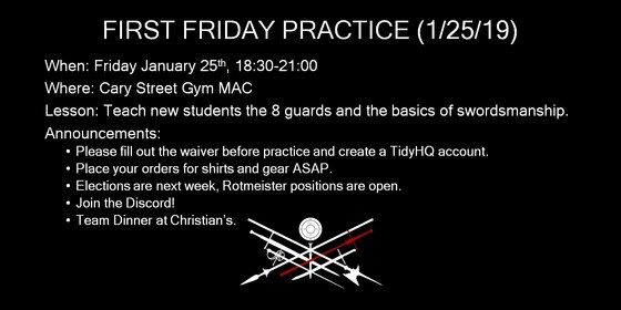 First Friday Practice