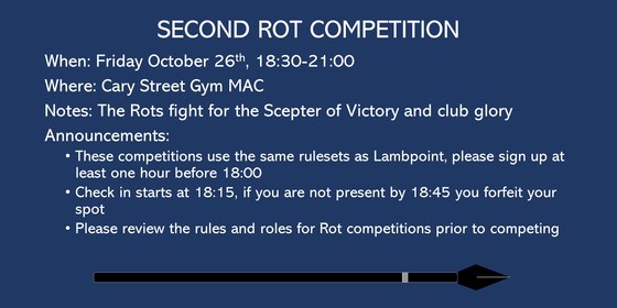 Second Rot competition 