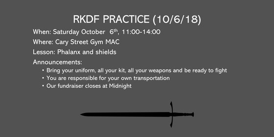 RKDF practice (10/6)