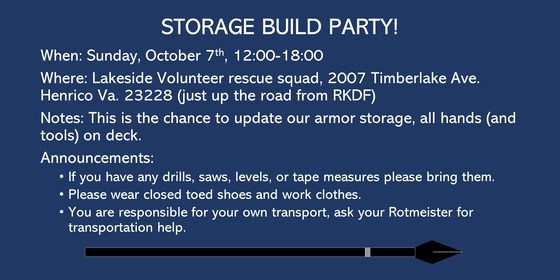 Storage build party!