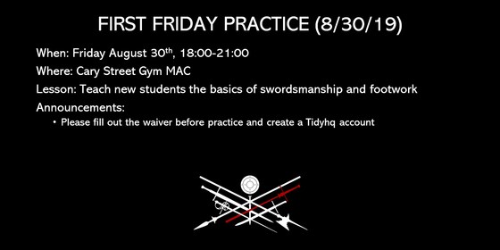 First Practice - Welcome!