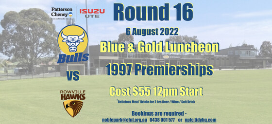 Rd 16 Noble Park v Rowville
