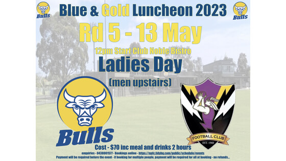 Rd 5 Noble Park v Norwood Ladies Day Booking