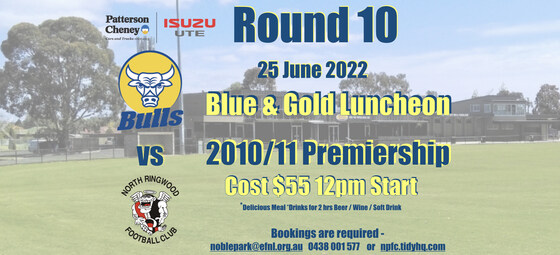 Rd 10 Noble Park v Nth Ringwood