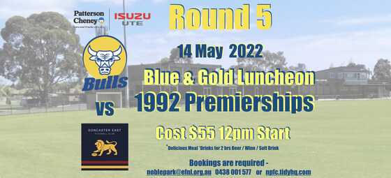 Rd 5 Noble Park v Doncaster East
