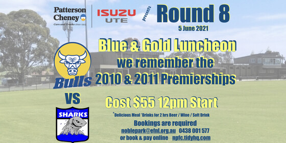 Rd 8 Blue & Gold Luncheon