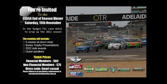 2022 CEASA End of Season Dinner
