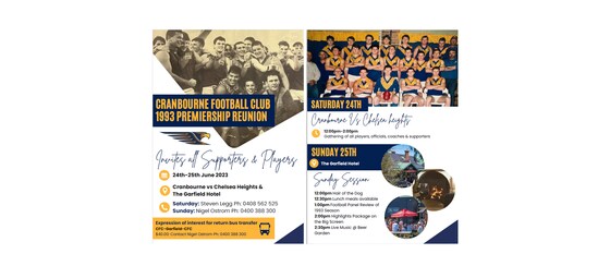 1993 Premiership Reunion
