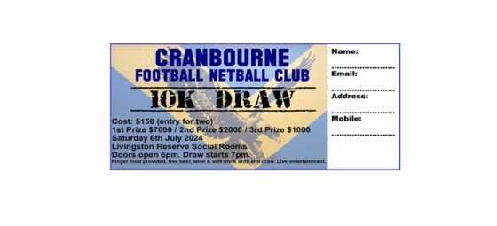 10K Draw Season 2024 Major Event
