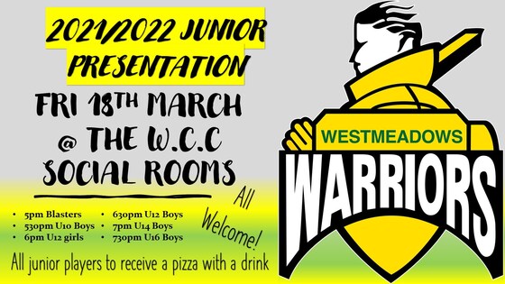 Junior Presentation 2021/2022 WCC