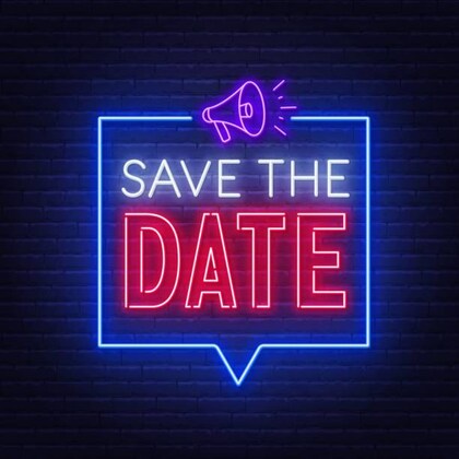 Save the Date Events and Fundraisers