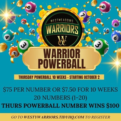 W.C.C WARRIOR POWERBALL DRAW 2025