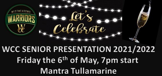 Westmeadows Cricket Club Senior Presentation 2021/ 2022