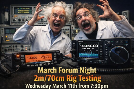 March Forum Night - 2m/70cm Transceiver Testing