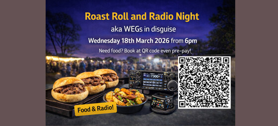 Roast Rolls and Radio Night aka WEGS in disguise!