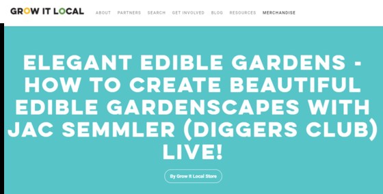 Elegant edible gardens - with Jac Semmler (Diggers Club) LIVE!