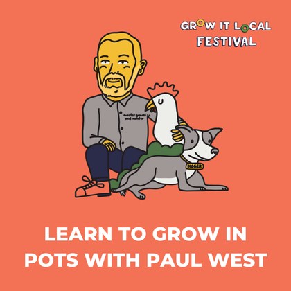 How to Grow Food in Pots - LIVE with Paul West