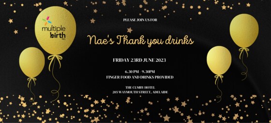 Thank you drinks for Nae Russell
