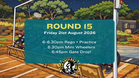 ROUND 15 - Friday 21st August 2026