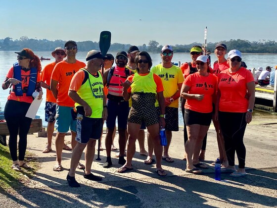 Lakes Social Recovery paddle