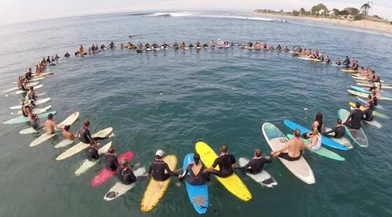 Paddle-Out for George & SUP Clinic at Flinders