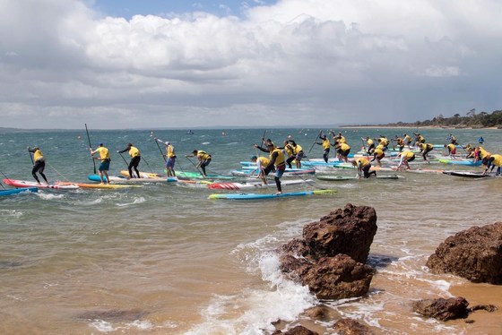 2020 Surfing Victoria State SUP Marathon Race