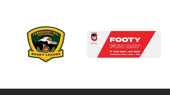 St George Junior Rugby League Fun Day - Sunday 21st Jan 2024 - Kogarah Park.