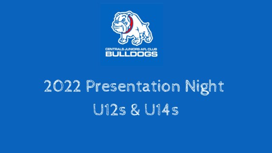 2022 Junior Presentation Night ( U12s & U14s )