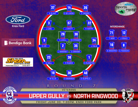 Vet's Round Seven vs North Ringwood