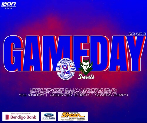 Seniors Round 3 vs Wantirna South